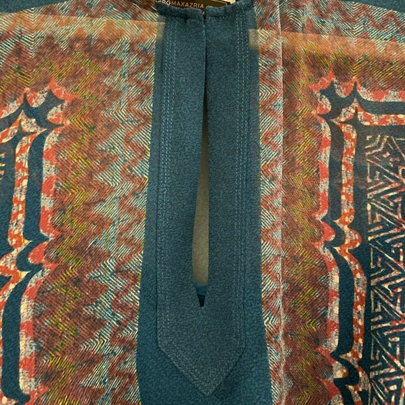 BCBG Max Azria Caftan Style Dress 💙💚🧡 - Picture 4 of 8